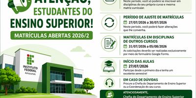 Atenção, Estudantes do Ensino Superior